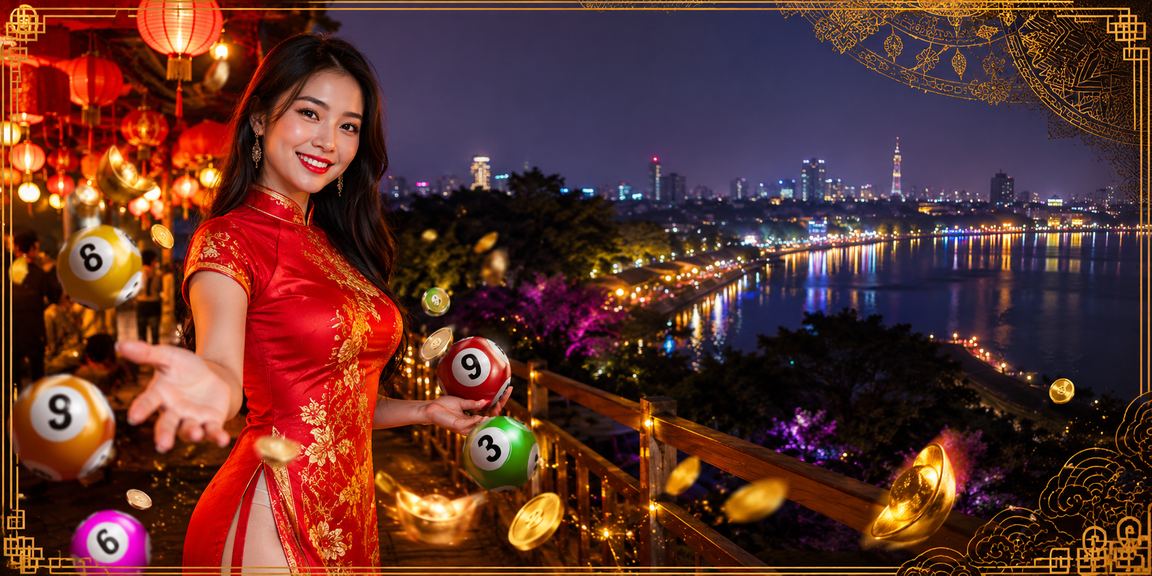 Người dùng tại chợ đêm Hà Nội theo dõi kết quả xổ số và jackpot trên điện thoại